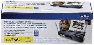 Brother TN336Y Yellow Toner Cartridge High Yield Original